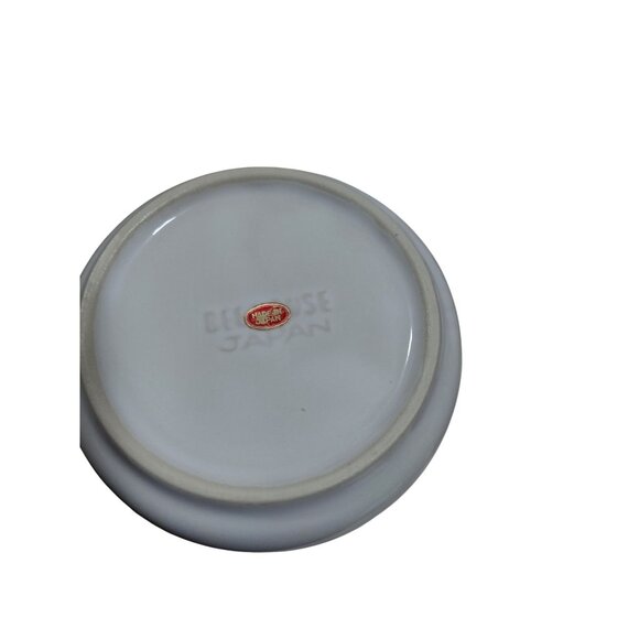 Vintage NOB Bee House Japan White Ceramic Airtight Canister 7" Kitchen Storage - Picture 8 of 12